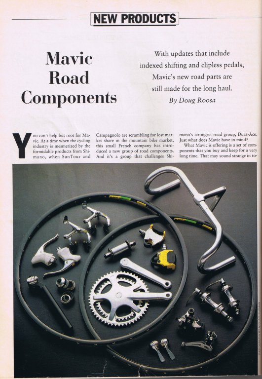 tears for gears Bicycle Guide on 1990 s Mavic Group